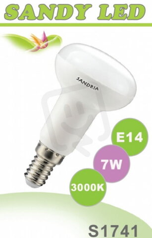 Sandy S1741 SANDY LED E14 R50 7W SMD 3000K