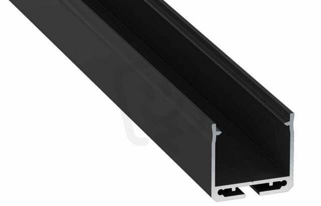 Hliníkový profil AL-PROFIL DILEDA BLACK 1M (10-0185-10) GREENLUX GXLP2012