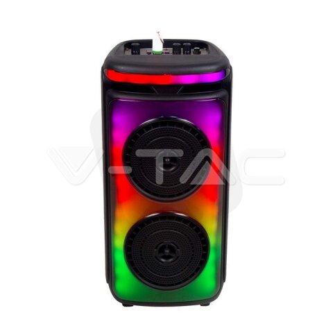 400W Rechargeable Speaker With 1 Wired M V-TAC SKU7676