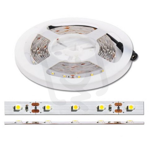 Ecolite LED set vč. adptéru, 60xSMD/m, 5m, 4,8W/m, IP20