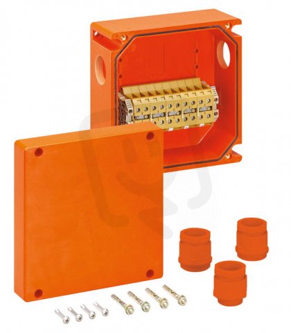 Kabelový rozbočovací box WKE 403 RK oranžová IP66 E30 SPELSBERG 86240301