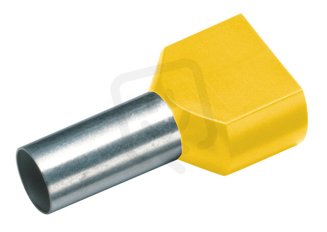 Izolovaná dvojitá dutinka Cu 2 x 1/8 mm, žlutá (100 ks) CIMCO 187735