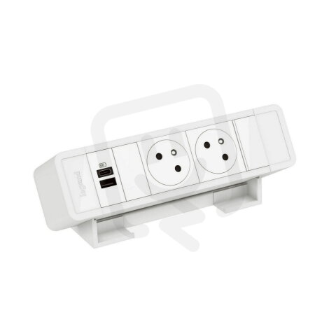 ONDESK 2X2P+T USBA+C 15W BÍLÁ BEZ KABELU LEGRAND 655122WH