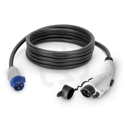 Nabíjecí kabel SCAME 201.CSA111-5 IP44 20A vidlice 3A 16A 1P konektor T1 20A 1P