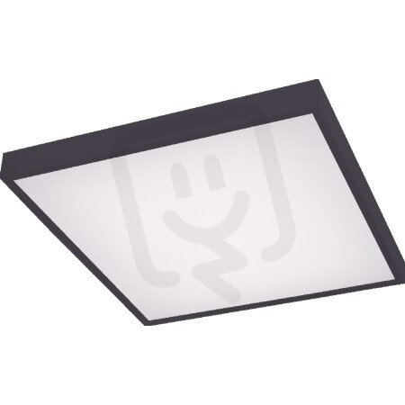 Stropní a nástěnné svítidlo Quatro panel S 400x400 černá 2x24W IP20 2G11