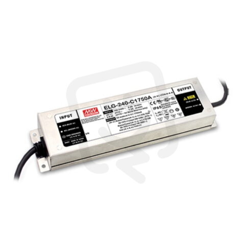 Stmívatelný proudový zdroj 240W 1750mA MEAN WELL ELG-240-C1750D2-3Y