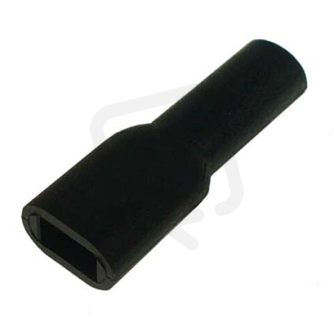 Kryt objímky jednop. 63mm PVC černá tepl