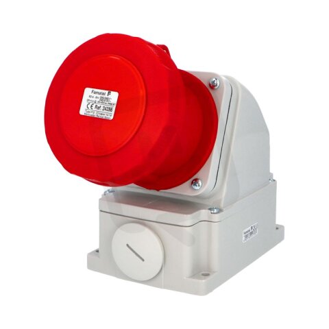 Nástěnná zásuvka IP67/400V/63A/5P 6h - SpeedPRO FAMATEL 24395