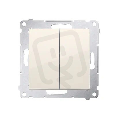 Spínač sériový IP44, 5, 10AX, 250V, krémová KONTAKT SIMON DW5B.01/41