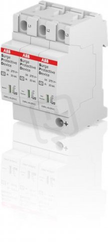 OVR T2 3L 40-275 P TS QS Přepěťová ochrana T2 275kA ABB 2CTB803873R2400