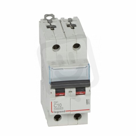 DX3 JISTIČ, 2 PÓLOVÝ, CHAR. C,10A 10000A/16KA LEGRAND 409200