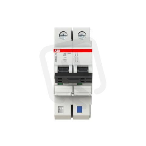 S401M-K2NP Jistič 2p chráněná nula char. K 2A 50kA 240/415V ABB 2CCS571103R8277