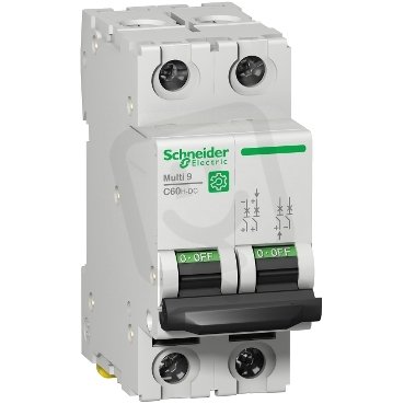 Jistič Multi9 C60H-DC 40A B 500V-DC SCHNEIDER M9U11240