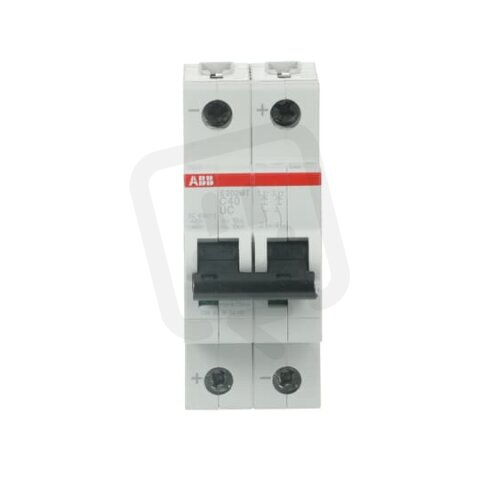 ABB S202MT-C40UC 2F jistič 40 A char. C 10kA 440V AC/DC pro kolejová vozidla