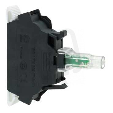 Schneider ZBVB45 Objímka LED 24 V,Rudá