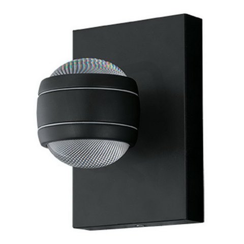 Venkovní nástěnné svítidlo SESIMBA LED černá 7,4W IP44 EGLO 94848