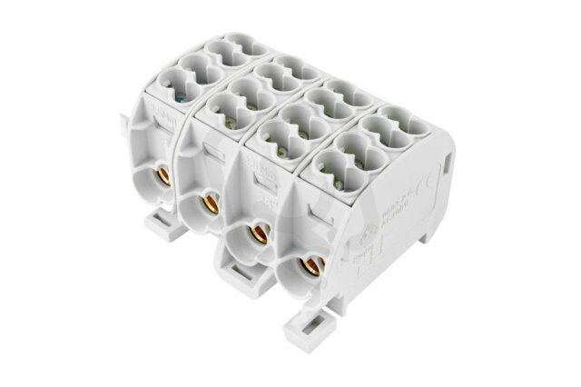 Svorkovnice rozbočovací HLAK 25//4 C 4L 152A 4pól. CU IP20 šedá na DIN 1004210