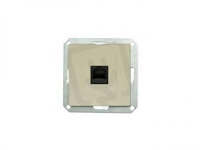 Zásuvka telefonní 6 pin PREMIUM 1 PH 6pin M-C GREENLUX GXKP647
