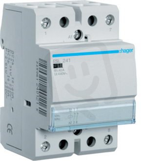 Stykač 40A, 2R, 12V AC HAGER ESL241