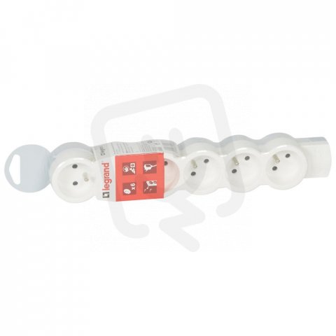 Legrand 050063 PRODLUŽ. PŘÍVOD 6X2P+T
