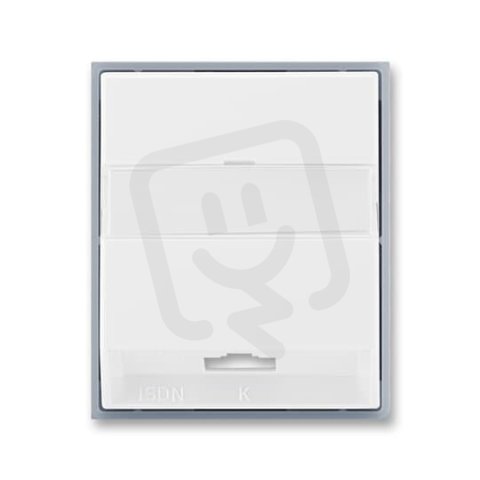 Kryt zásuvky ISDN koncové 5013E-A00251 04 bílá/ledová šedá Element ABB