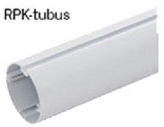 Trevos 13001 RPK tubus uzavřený (RAL 9003)-uzavřený profil-cena za 1m délky