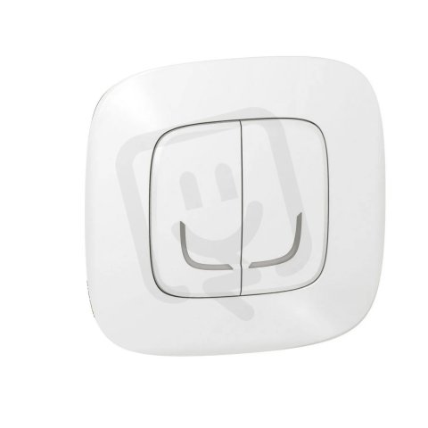 Valena Allure with Netatmo - 2násobný spínač s 'N' vodičem, bílá LEGRAND 752588