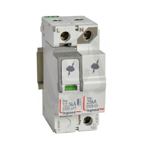 SVODIČ PŘEPĚTÍ 1+N PÓLOVÝ, 12,5/60KA, B+C LEGRAND 412276