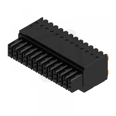 Zásuvný konektor DPS B2CF 3.50/26/180 SN BK BX WEIDMÜLLER 1277580000