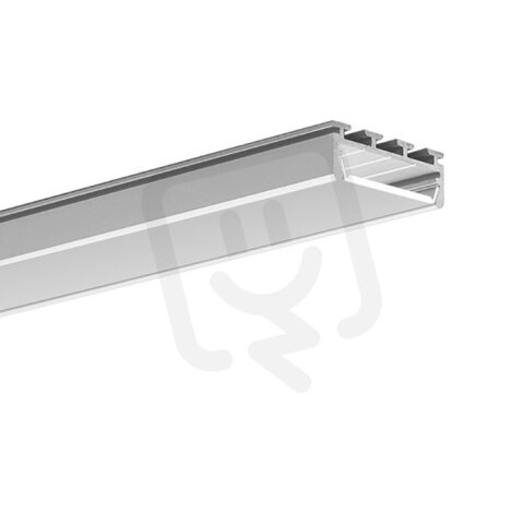 LED hliníkový profil KLUŚ GIZA stříbrná 2m /B5556_2m/ ALUMIA A05556A_2