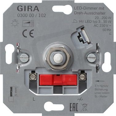 LED vlož.stm. 20 - 200 W ot.vyp. vložka GIRA 030000
