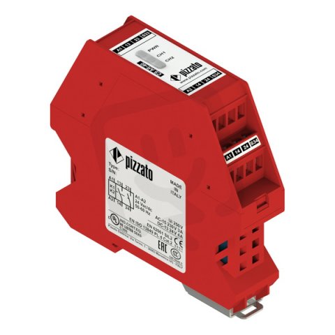 Bezpečnostní modul, 2NO, 24V, kat.2 PIZZATO CSAR-40V024