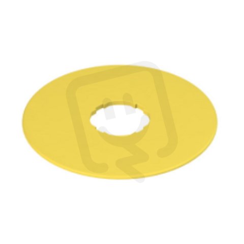 PIZZATO Žlutý štítek, průměr 90 mm, bez popisu