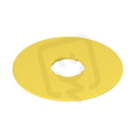 Žlutý štítek, průměr 90 mm, bez popisu PIZZATO VETF32D5700