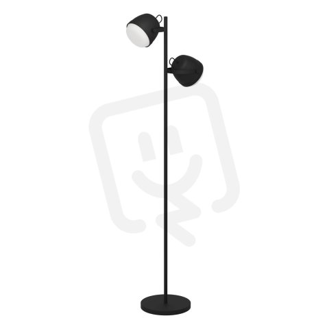 Stojací svítidlo UPANEMA 2xE27 černá/GEÄTZT 56W IP20 EGLO 390048