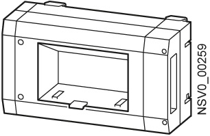 BD01-AK2M2/F Odbočná skříň pro zabudován SIEMENS BVP:034284