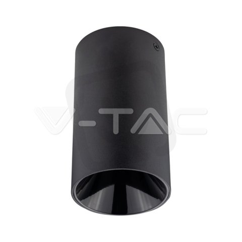 GU 10 Fitting Round Black + Black