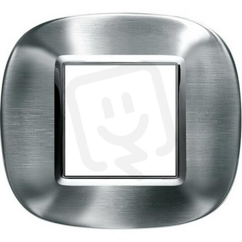Legrand HB4802AXS BTAX RÁMEČEK 2M OCEL AL.BROUŠ.