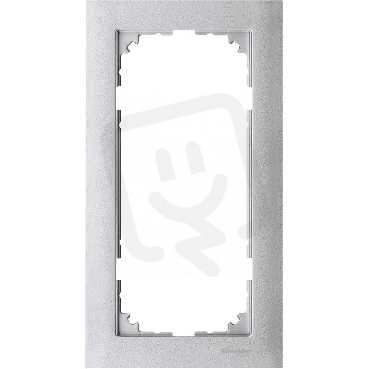 Merten Rámeček 2násobný M-Pure Aluminium SCHNEIDER MTN4025-3660