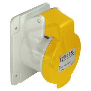 Schneider PKF16G413 Zásuvka vest.rovná 16A 2P+PE 100-130V IP44 50-60Hz