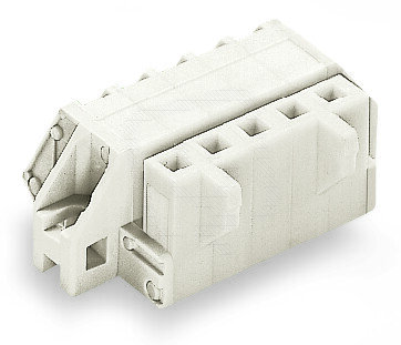 Konektor (zásuvka) úhlový CAGE CLAMP 2,5mm2 sv.šedá 15pól. WAGO 721-315/031-000