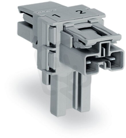 T-rozdělovač 2pól. Kód. B šedá WAGO 770-1601