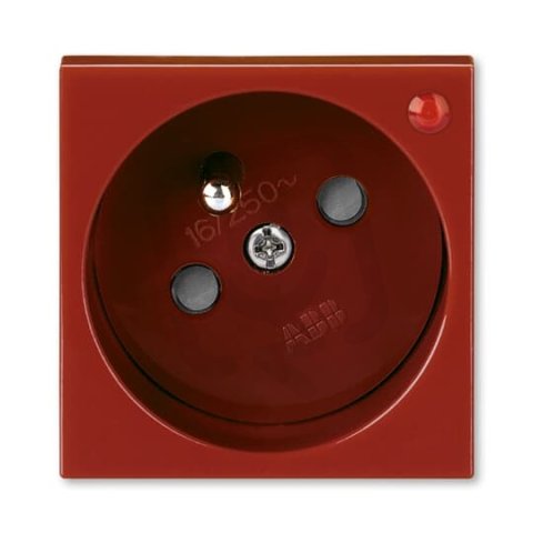 ABB 5595N-C02357 R1 Zásuvka45x45,s ochraným před přepětím,s optickou signalizací