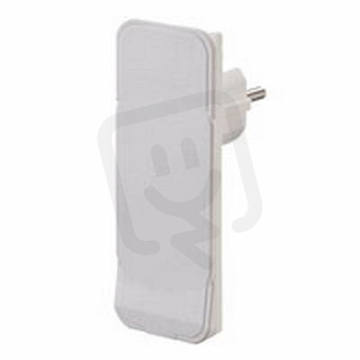 Bachman 933.002 Flat Plug w. earthing contact rewireable, without cable, ws