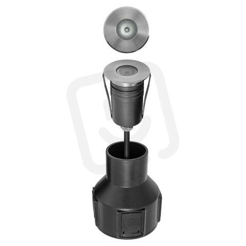 XGROUND RGB REC. FIXTURE 1x3W 12V DC RGB