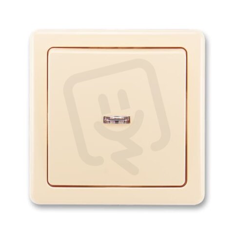 ABB Swing Ovládač zapínací ř.1/0So 10A včetně doutnavky krémová BLISTR