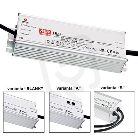 Stmívatelný zdroj pro LED 120W 12V 10000mA IP67 MEAN WELL HLG-120H-12B