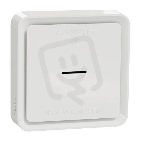 Detektor kouře, Wiser, baterie, životnost 10 let, bílý, IP20 SCHNEIDER CCT599001