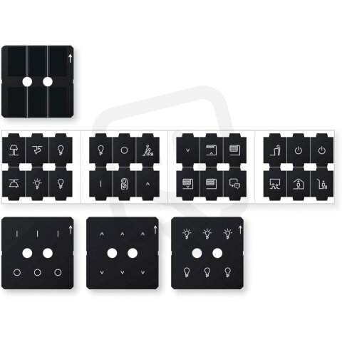 Sada fólií, KNX Pro pro KNX Push-button Pro, systémový design MTN6270-0011