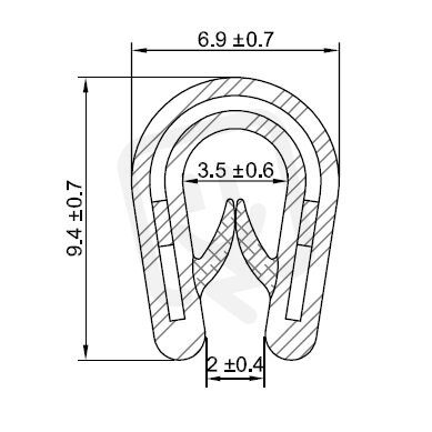 Chránič hran 2A-2mm ČN, 5m svitek ELEKTRO BEČOV G413620